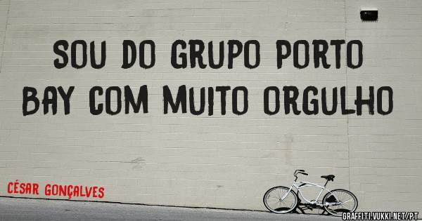 Sou do grupo Porto Bay com muito orgulho