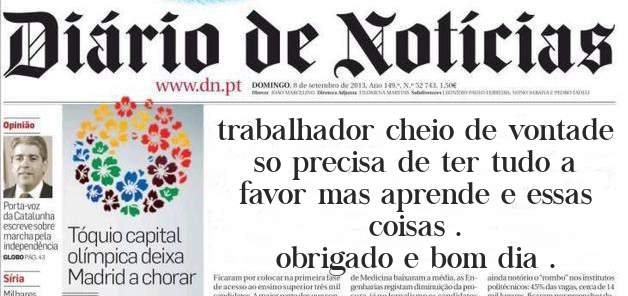 trabalhador cheio de vontade so precisa de ter tudo a favor mas aprende e essas coisas . 
obrigado e bom dia .