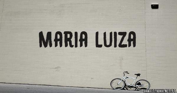 Maria Luiza 