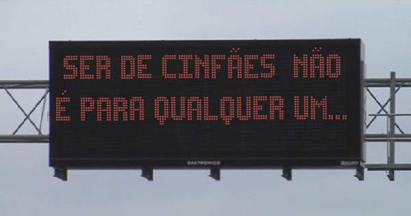 SER DE CINFÃES  NÃO É PARA QUALQUER UM...