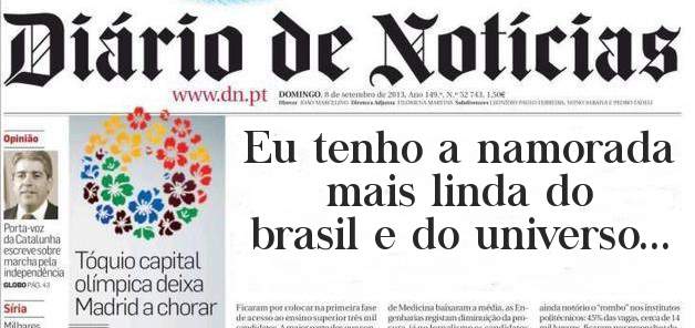 Eu tenho a namorada mais linda do brasil e do universo...