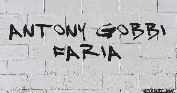 ANTONY GOBBI FARIA