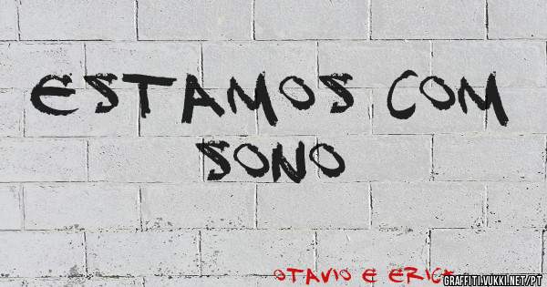 estamos com sono