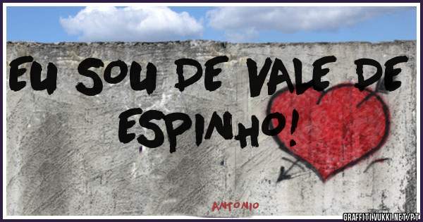 EU SOU DE VALE DE ESPINHO!