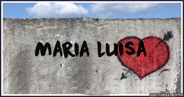 Maria luisa