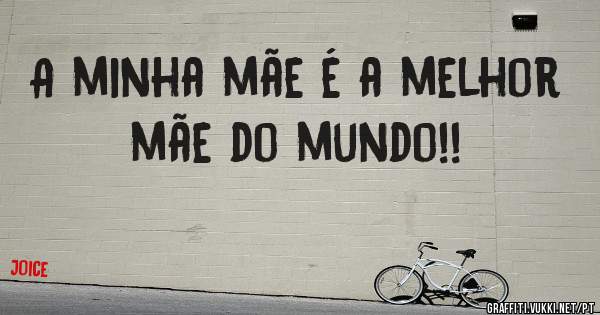 A minha mãe é a melhor mãe do mundo!!