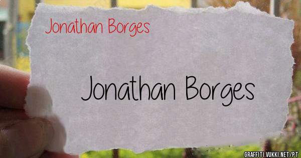 Jonathan Borges 