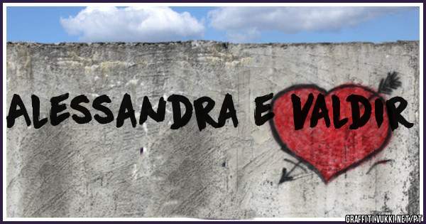 Alessandra e Valdir