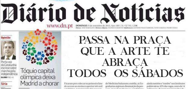 PASSA NA PRAÇA QUE A ARTE TE ABRAÇA

TODOS  OS SÁBADOS