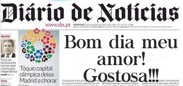 Bom dia meu amor! 
Gostosa!!!