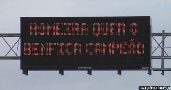 Romeira quer o Benfica Campeão 