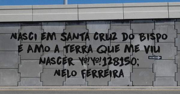 Nasci em Santa Cruz do Bispo e Amo a terra que me viu nascer 💖

                                Nelo Ferreira 