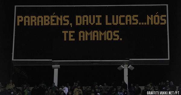 Parabéns, Davi Lucas...Nós te amamos.