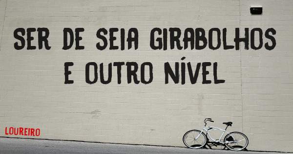 Ser de seia girabolhos e outro nível 