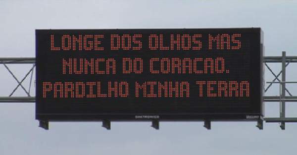 Longe dos olhos mas nunca do coracao. pardilho minha terra 