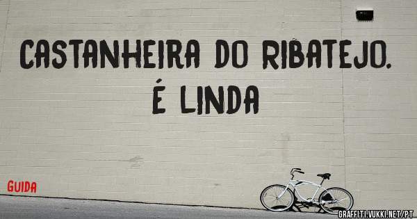 Castanheira do Ribatejo.
É linda 