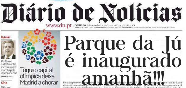 Parque da Jú  é inaugurado amanhã!!!