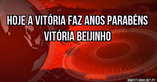 Hoje a Vitória faz anos Parabéns Vitória Beijinho