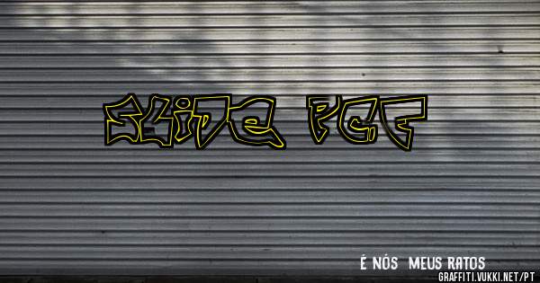 SLIDE PCF