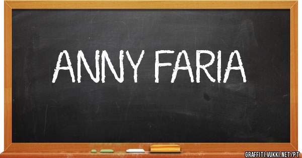 ANNY FARIA
