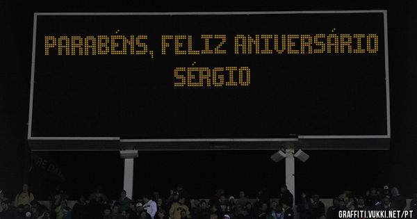 Parabéns, Feliz Aniversário 
Sérgio 