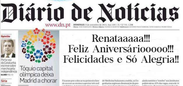 Renataaaaa!!!
Feliz Aniversáriooooo!!! 
Felicidades e Só Alegria!!
