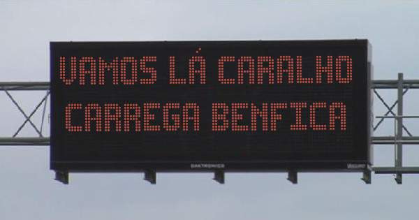 Vamos lá caralho carrega BENFICA 
