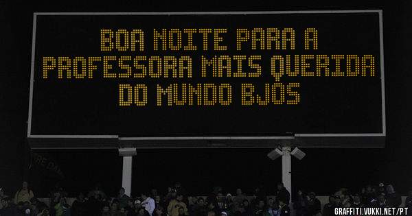 Boa noite para a  professora mais querida do mundo BJOS