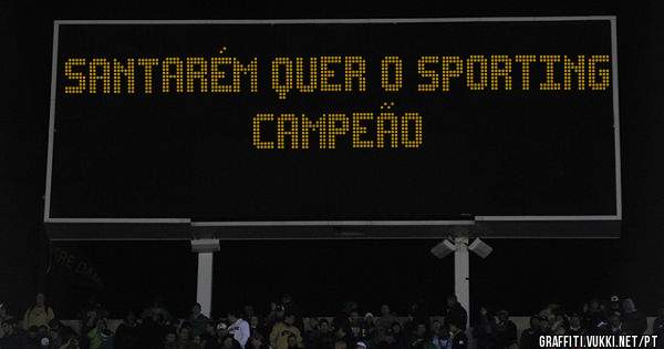 Santarém quer o Sporting campeão