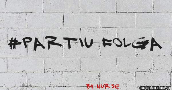 #PARTIU FOLGA 