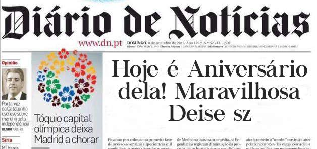 Hoje é Aniversário dela! Maravilhosa Deise sz 