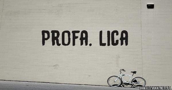 Profa. Lica