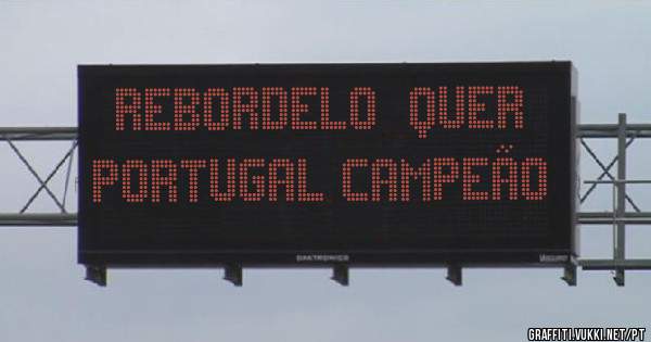 Rebordelo  quer portugal campeão 